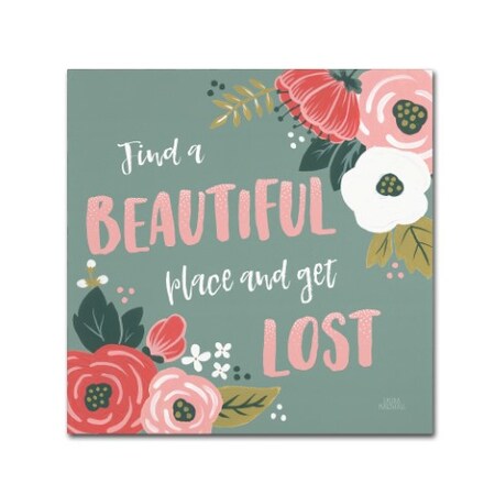 Trademark Fine Art Laura Marshall 'Wildflower Daydreams VIII' Canvas Art, 35x35 WAP02262-C3535GG
